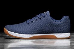 baskets en gomme blanche indigo PBZDX95Nobull