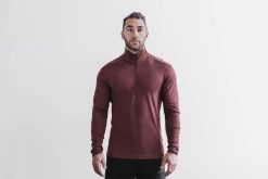 laine mérinos mélangée 1/4 zip PBZDX308Nobull
